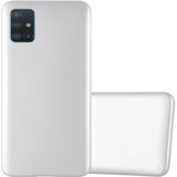 Cadorabo Case, združljiv s Samsungom v kovinskem srebru - zaščitni pokrov, narejen iz fleksibilnega silikona TPU, (20589048) Cene