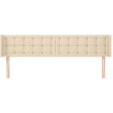  Uzglavlje s ušima krem 203x16x78/88 cm od tkanine | shoptok.hr
