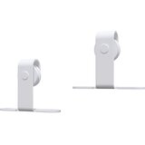 Mini set za klizna vrata ormarića ugljični čelik bijeli 152 cm | shoptok.hr