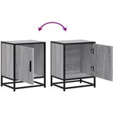  Noćni ormarići 2 kom Sivi Sonoma Konstruirano drvo i metal | shoptok.hr