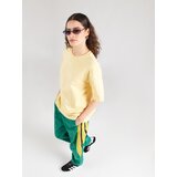 Adidas Majica 'Essentials' rumena / bela | Shoptok.si