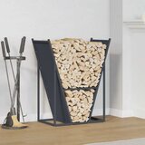 vidaXL stojalo za drva antracitno 69,5x35x81 cm hladno valjano jeklo Cene
