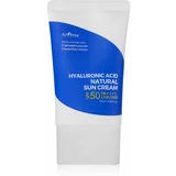 Isntree Hyaluronic Acid mineralna krema za sončenje za občutljivo kožo SPF 50+ 50 ml