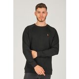 Dewberry V4003 REGLAN ARM MEN'S SWEATSHIRT-BLACK | shoptok.hr