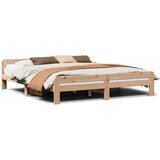 vidaXL Okvir kreveta bez madraca 200 x 200 cm od masivne borovine | shoptok.hr