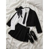 Sinsay Pamučna košulja s kravatom | shoptok.hr