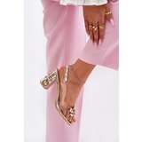 VINCEZA Transparent Heeled Sandals with Crystals | shoptok.hr