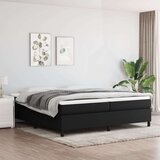  Box spring posteljni okvir črn 200x200 cm blago, (20737157) Cene