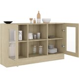  Vitrina boja hrasta sonome 120 x 30,5 x 70 cm konstruirano drvo | shoptok.hr
