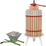 vidaXL Preša in drobilnik za sadje in vino 2-delni komplet | Shoptok.si