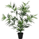  Umjetno bambusovo drvo Zelena 90 x 14 x 80 cm Tkanina i bambus | shoptok.hr