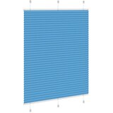  Plisirana zavjesa Plava 105x100 cm Širina tkanine 104,4 cm Poliester | shoptok.hr