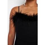 Trendyol Curve Black Finike Woven Plus Size Dress | Eponuda.ba