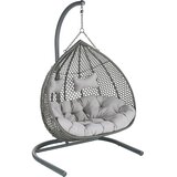 Bessagi Garden Viseč Sedež Bari, Siva, Jeklo | Shoptok.si