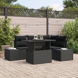 vidaXL Set vrtnih sofa 5 dijelova Tamno siva Cijene