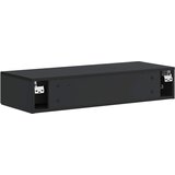 Stolna montirana na zid Crna 87,5 x 34,5 x 17 cm | shoptok.hr