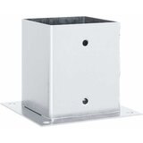  Postolja za stupove kvadratna 4 kom 121x121 mm pocinčani čelik | shoptok.hr