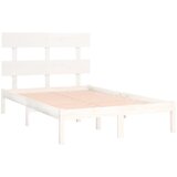  Okvir za krevet od masivne borovine bijeli 120 x 200 cm | shoptok.hr
