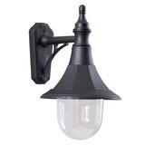 Elstead Lighting Elstead Shannon Zunanja stenska svetilka z 1 lučjo, črna, polikarbonatna, IP44, E27, (22100092) | Shoptok.si