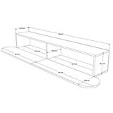 Hanah home TV komoda, bež Slike