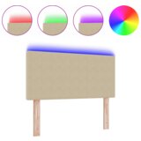  LED naslonjalo enostavnega dizajna, svetlo zeleno-sivo, 80 cm, iz žametne tkanine, (22052462) | Shoptok.si