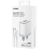 Mfi Kucni punjac LDNIO A2528M 35W PD (2xUSB-C) kabal iPhone Cijene
