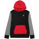 Sweater majica 'BROOKLYN' siva melange / crvena / crna