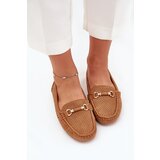 Boto Ladies Moccasins With Cutouts And Decoration Camel Kaydance | shoptok.hr