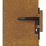 Vrtna vrata 85 x 200 cm od čelika COR-TEN | shoptok.hr