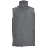 RUSSELL Men's grey fleece vest pill-free fleece Cene