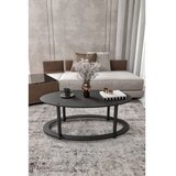 Hanah home sto za dnevnu sobu hole ellipse black | ePonuda.com