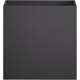  Vrtna saksija Crna 50 x 30 x 50 cm Čelična vrata | shoptok.hr