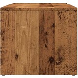 vidaXL Klubska mizica starinski les 90x45x35 cm inženirski les | Shoptok.si