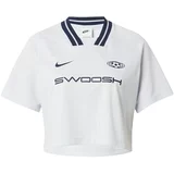 Nike Sportswear Majica mornarsko plava / prljavo bijela