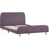 Maison Chic Posteljni Okvir - Dvoposteljna postelja brez vzmetnice taupe tkanina 120x190 cm, (22081752) | Shoptok.si