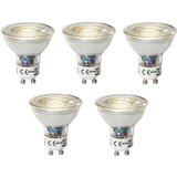 LUEDD Komplet 5 GU10 dimbare LED lamp 3W 200 lm 4000K Cene