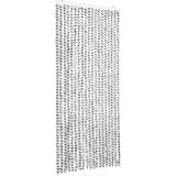 vidaXL Zavesa proti mrčesu svetlo in temno siva 56x185 cm šenilja Cene
