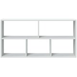 vidaXL Stenska polica bela 100x25x50 cm inženirski les | Shoptok.si