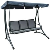 SUNFUN vrtna ljuljačka hollywood (d x š x v: 120 x 190 x 180 cm, sive boje) Cijene