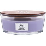 WoodWick mirisna sveća E Lavanda spa Miris meseca 76492E, ljubičasta Cene
