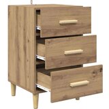 vidaXL Nočna omarica artisan hrast 40 x 40 x 66 cm Konstruiran les | Shoptok.si