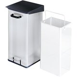  Zbiralnik odpadkov za čiste prostore, prostornina 40 l, ŠxVxG 320 x 620 x 380 mm, jeklena pločevina | Shoptok.si