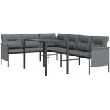  2-dijelni vrtni blagovaonski set antracit čelični | shoptok.hr