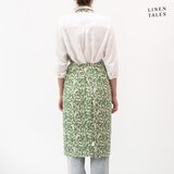 Linen Tales Lanen predpasnik Evergreen Damask – | Shoptok.si