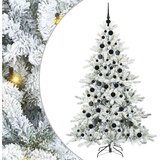 vidaXL Umjetno božićno drvce s nogom with LEDs s stalakom 180cm PVC | shoptok.hr