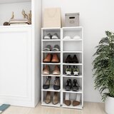 vidaXL Ormarići za cipele 2 kom bijeli 25 x 27 x 102 cm od iverice Cijene