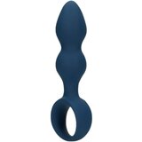 Shots Loveline - analni dildo s prstenom - srednji (plavi) | shoptok.hr