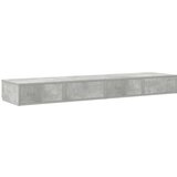  Nočne omarice Betonsko siva Inženirski les 160 x 36.5 x 16.5 cm, (22008127) | Shoptok.si