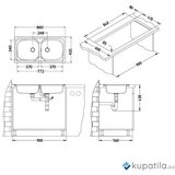  Sudoper Basic 70 dupli Alveus | Eponuda.ba