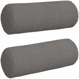  Valjkasti jastučići 2 pcs Svijetlo siva Ø 25 x 70 cm | shoptok.hr